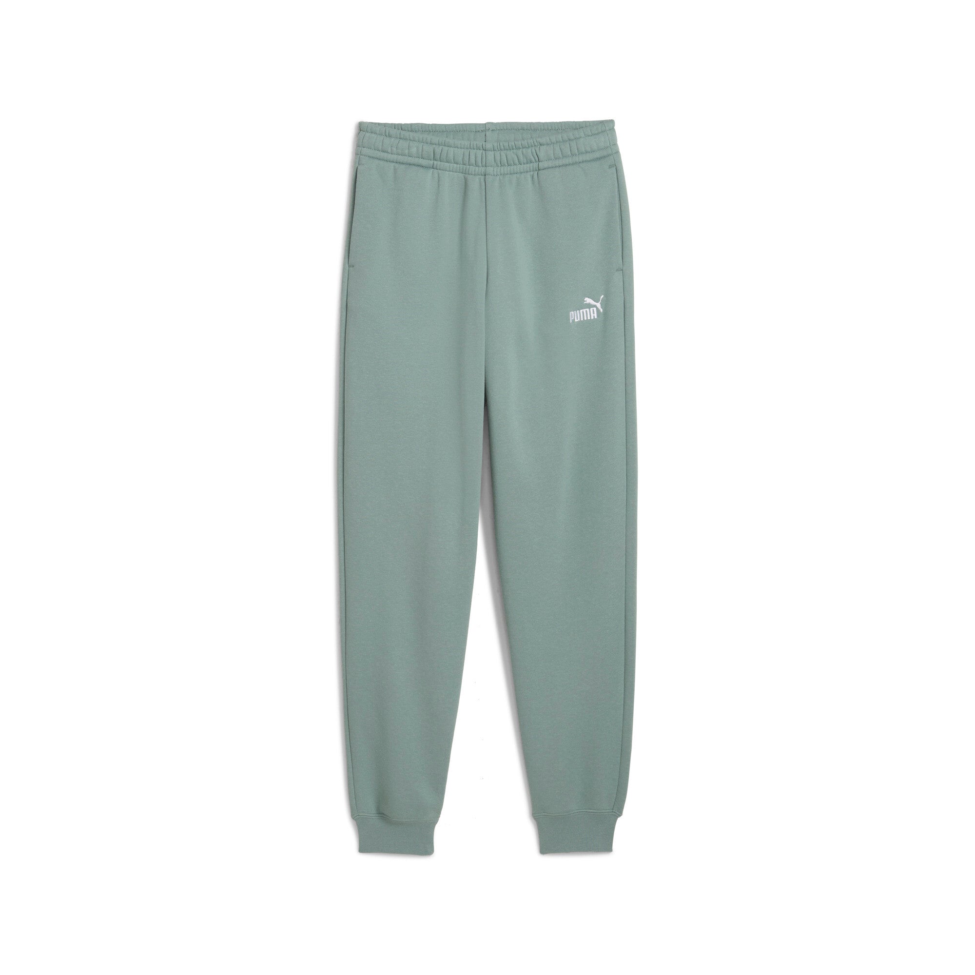 

PUMA Men's Essentials No. 1 Флисовые спортивные штаны с логотипом, цвет green moon