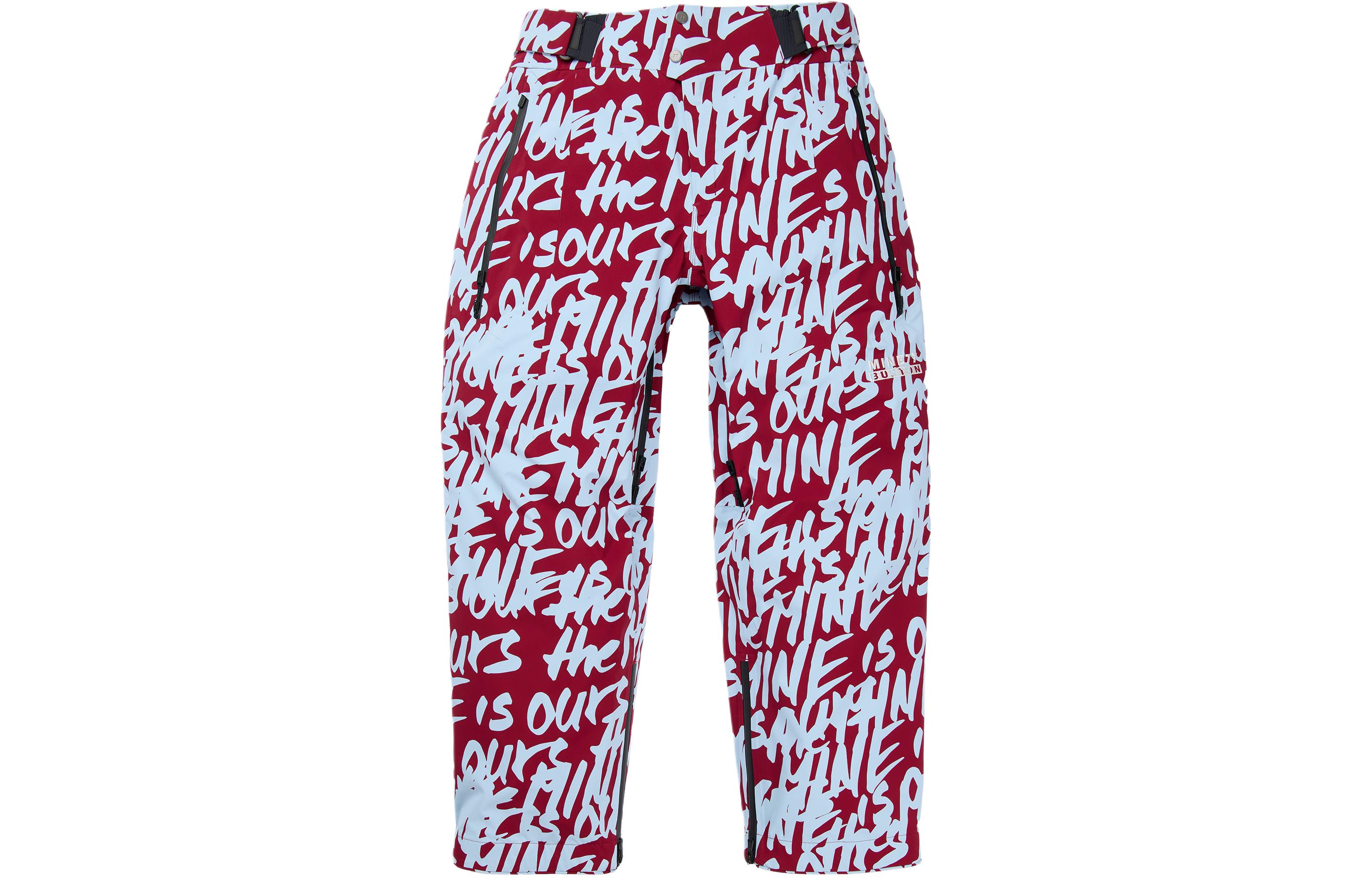 

Горнолыжные брюки MINE77 SS24 GORE TEX PRO 3L унисекс BURTON, Red Print
