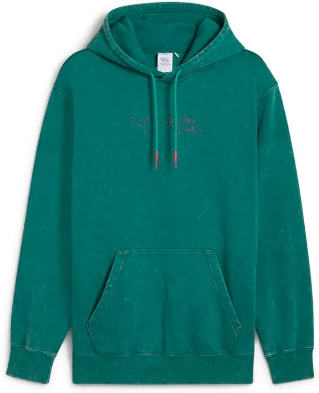 Мужская толстовка PUMA X Squid Game Hoodie, повседневная верхняя одежда, зеленый цвет