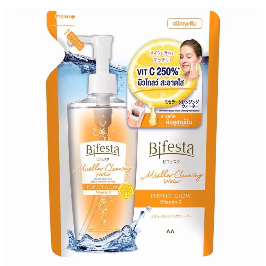 

Bifesta Мицеллярная вода Perfect Glow Refill 360 мл, Orange