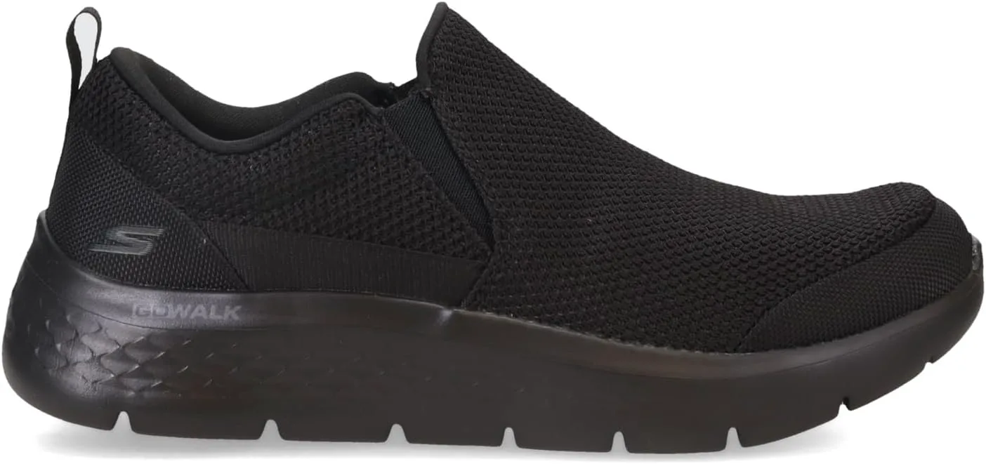 Мужские кроссовки Skechers GoWalk Flex - спортивные слипоны для прогулок с амортизирующей подошвой с воздушным охлаждением, черный — фото 2
