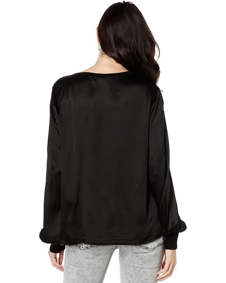 

Топ LAmade Belle Of The Ball Silky Long Sleeve Top, черный