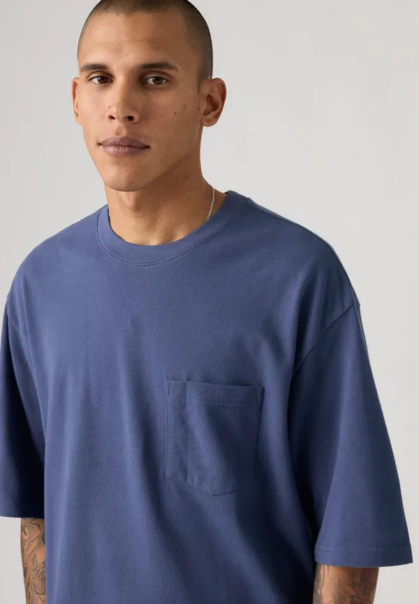 Рабочая футболка, базовая футболка Levi'S Workwear, Blue Indigo — фото 4