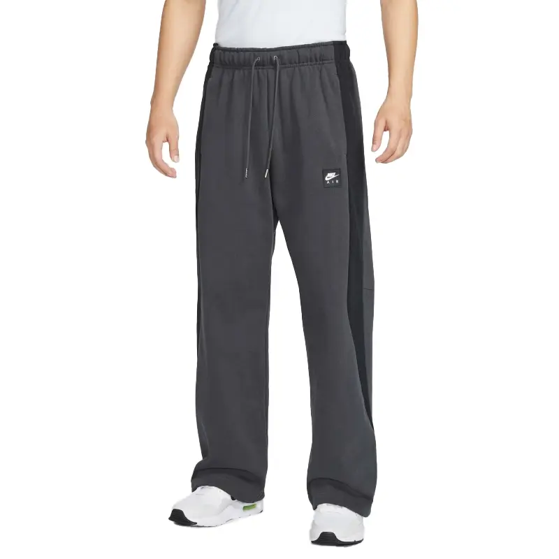 Брюки Air AS M AIR FLC PANT OH BFT повседневные мужские Nike, черный/серый — фото 3