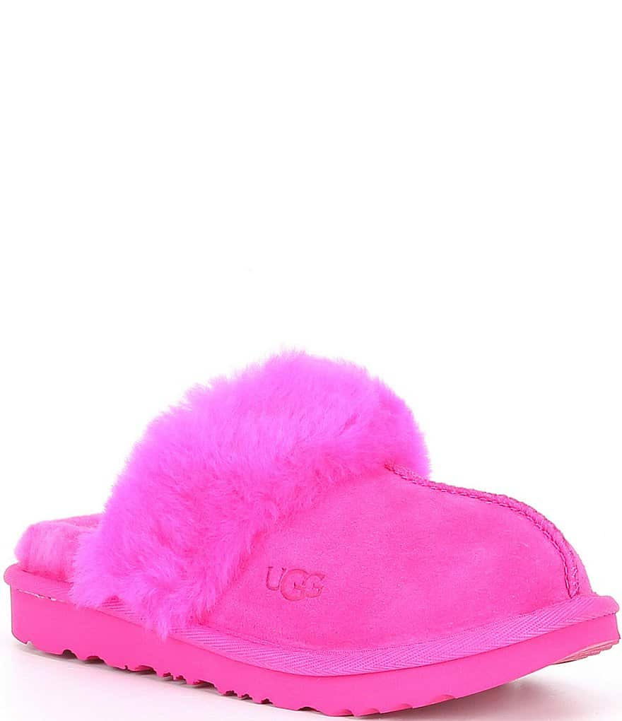 

Замшевые слипоны UGG Kids' Cozy II (Молодежные), розовый