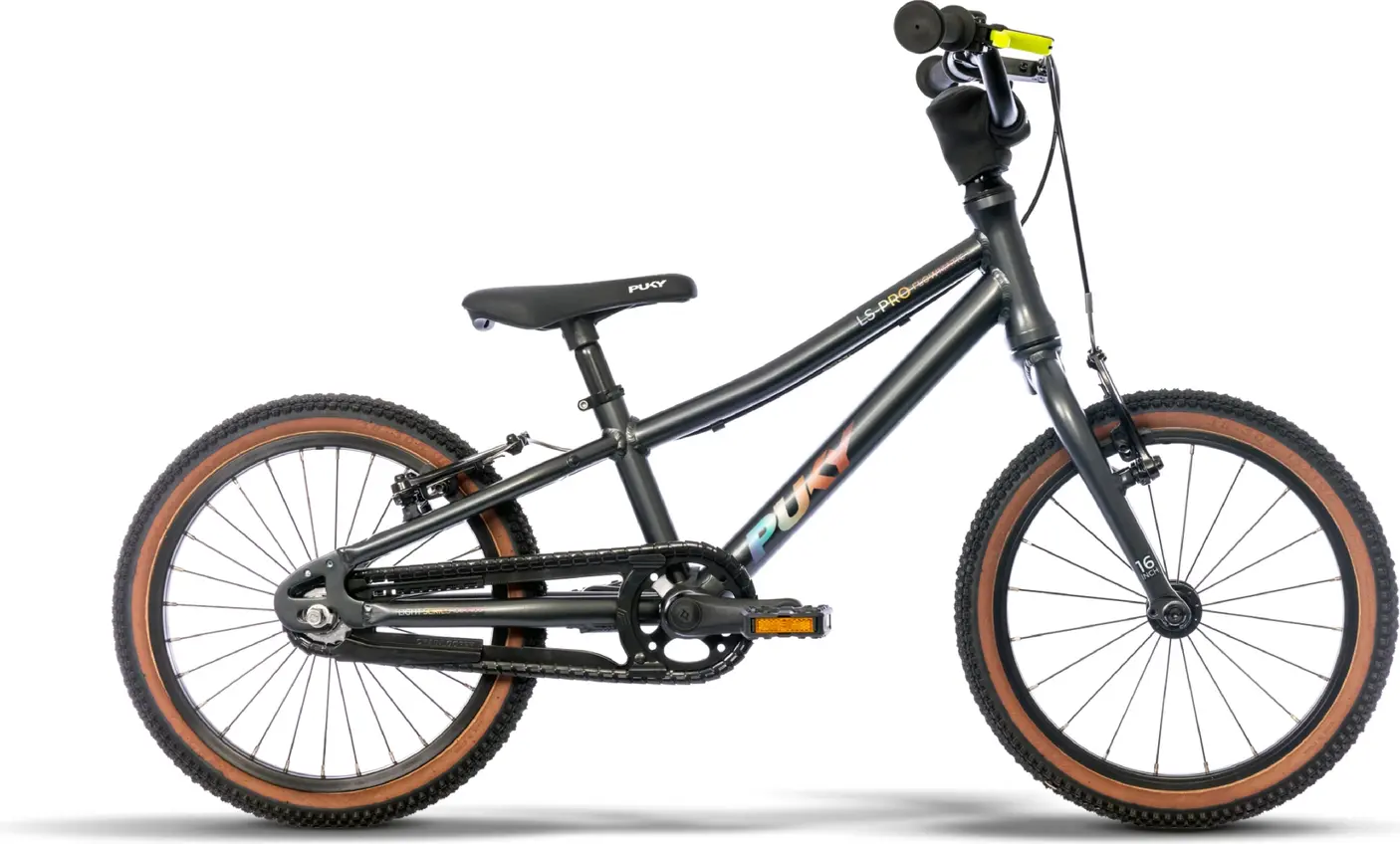 

Детский велосипед Puky ls-pro 16-2 flowmatic (2026) - 16 дюймов kinderfahrrad - anthracite