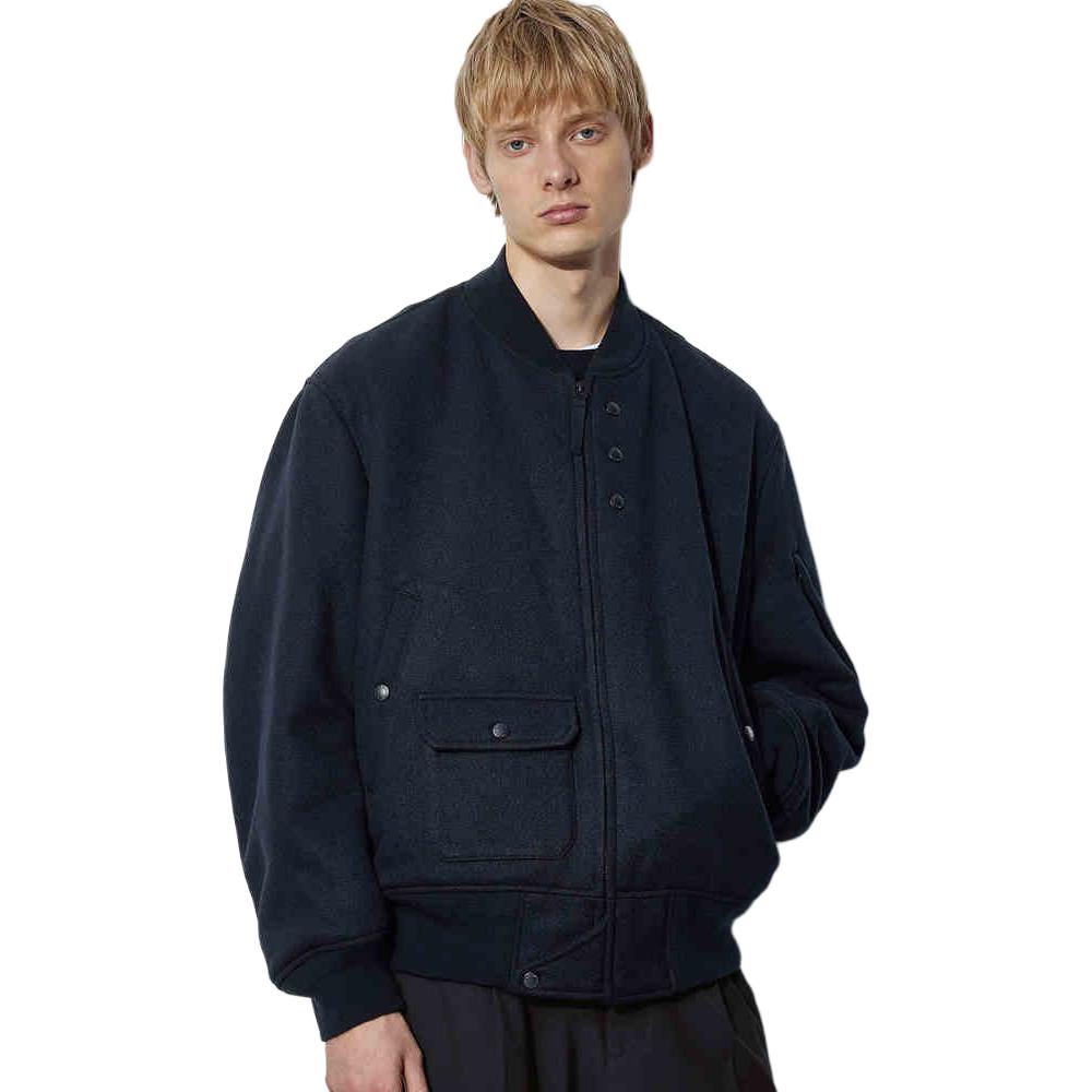 Engineered Garments X Engineered Garments Куртка Unisex Navy UNIQLO, Морской синий — фото 3