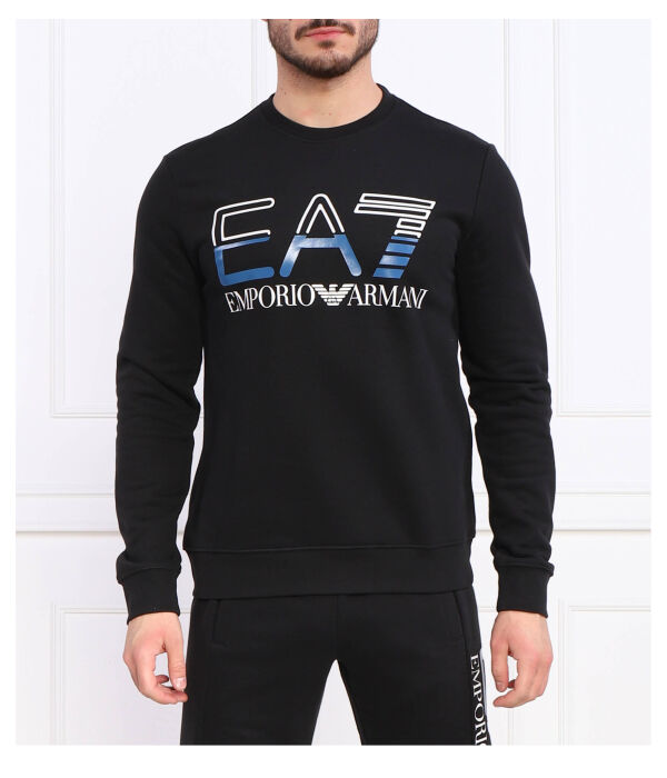 

Толстовка Ea7 Regular Fit, черный / синий / белый