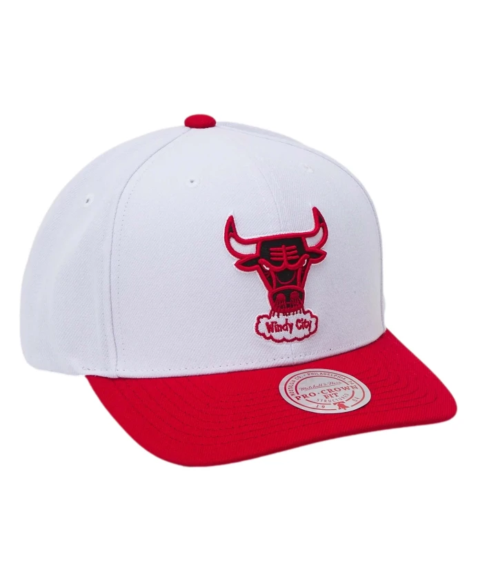 

Шерстяная кепка Chicago Bulls Mitchell & Ness, белый
