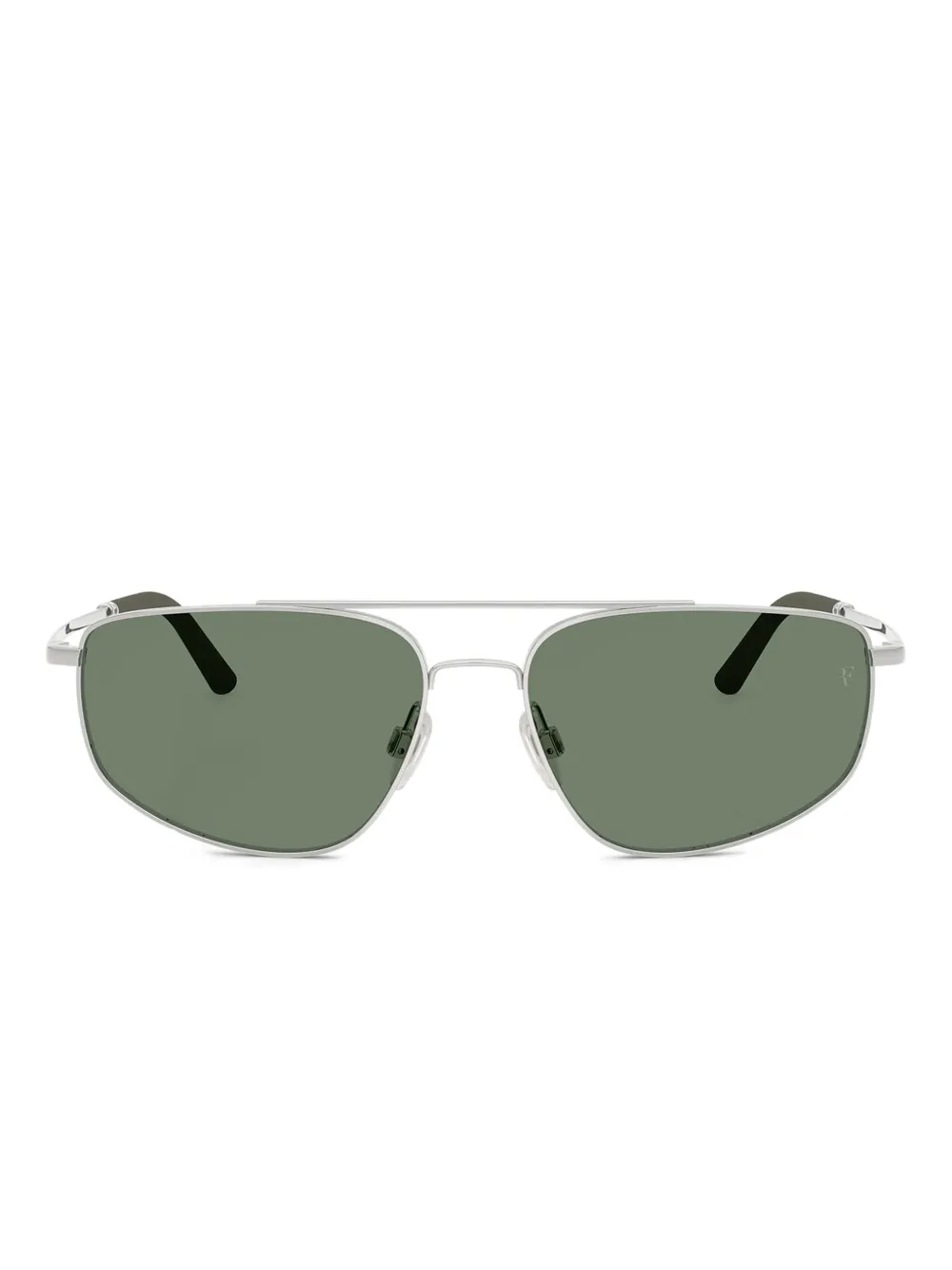 

Солнцезащитные очки в прямоугольной оправе Oliver Peoples, серебяный