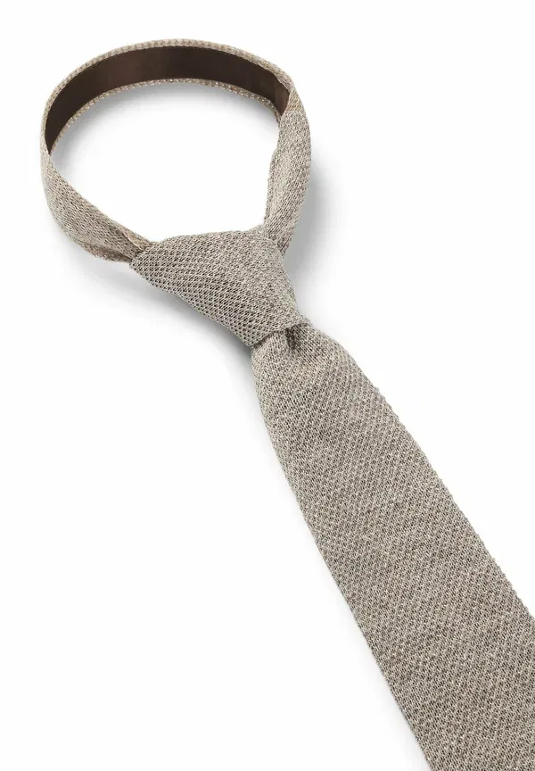 Галстук Boss, модель H tie cm 6 k. 262 db, бежевый — фото 3