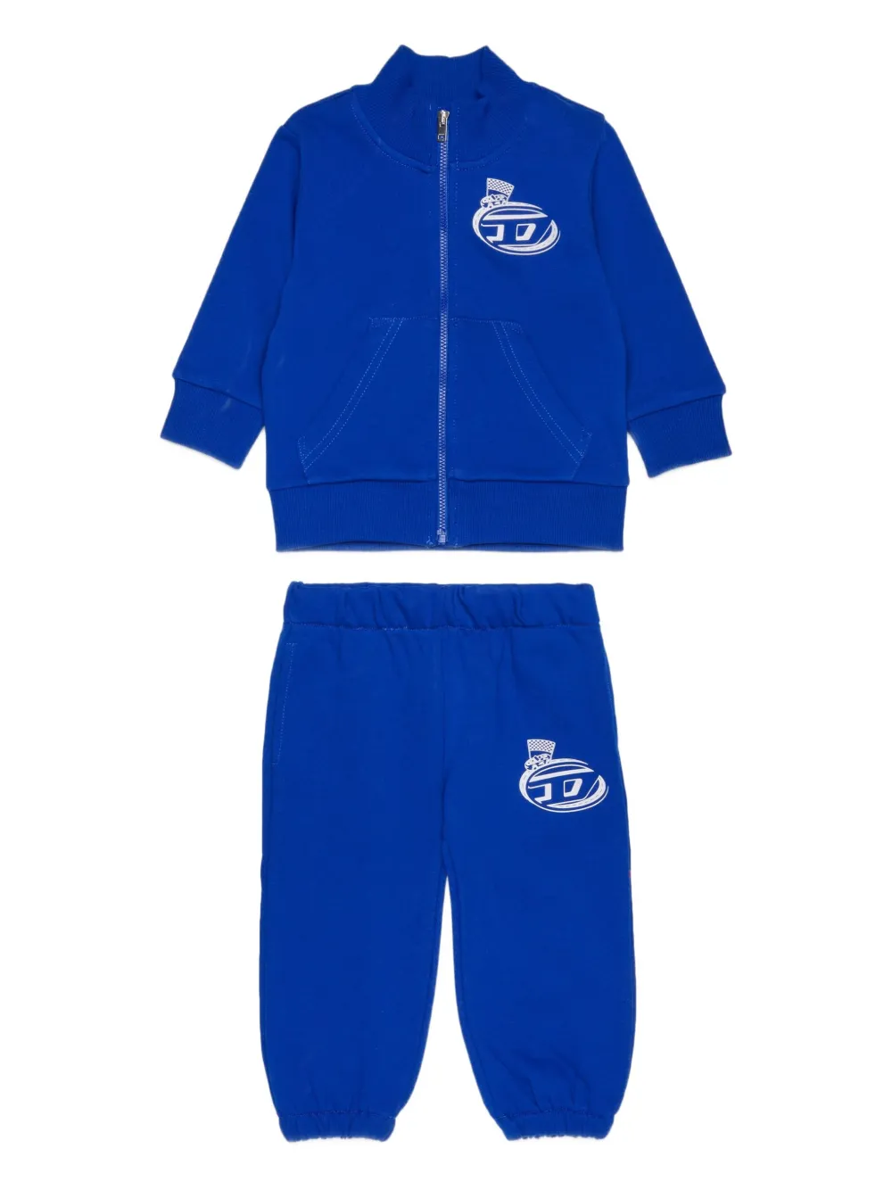 

Комплект спортивного костюма с вышитым логотипом (комплект из 2 шт.) Diesel Kids, синий