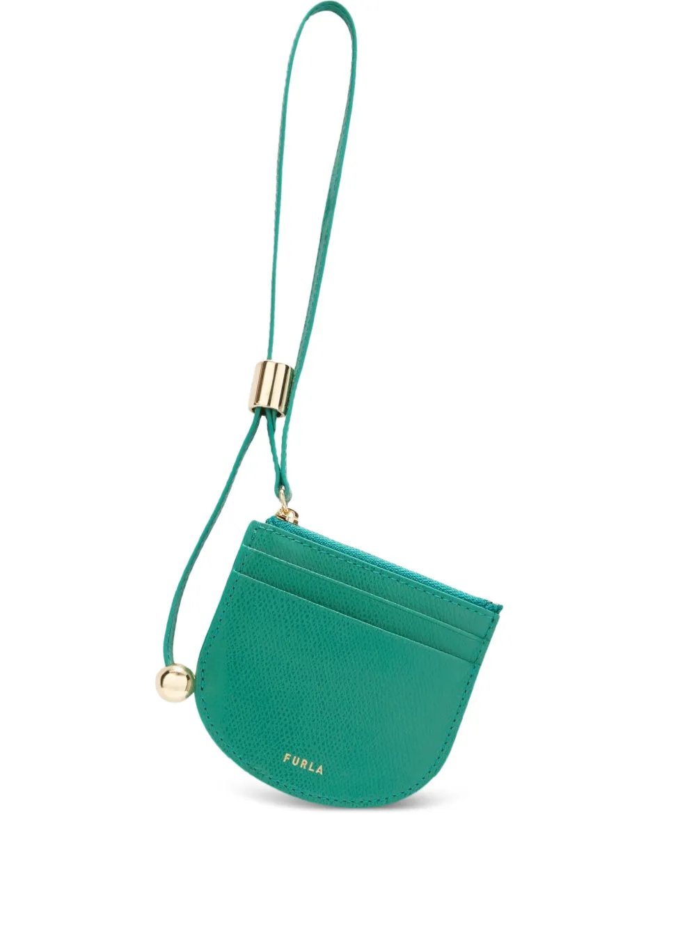 

Картхолдер Laura на молнии Furla, зеленый