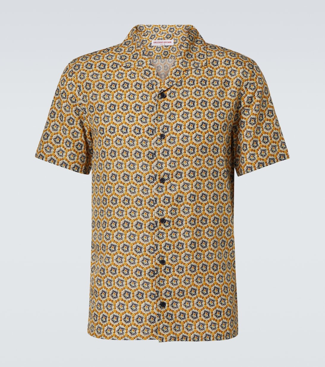 

Рубашка для боулинга Ribbert Orlebar Brown, цвет mango