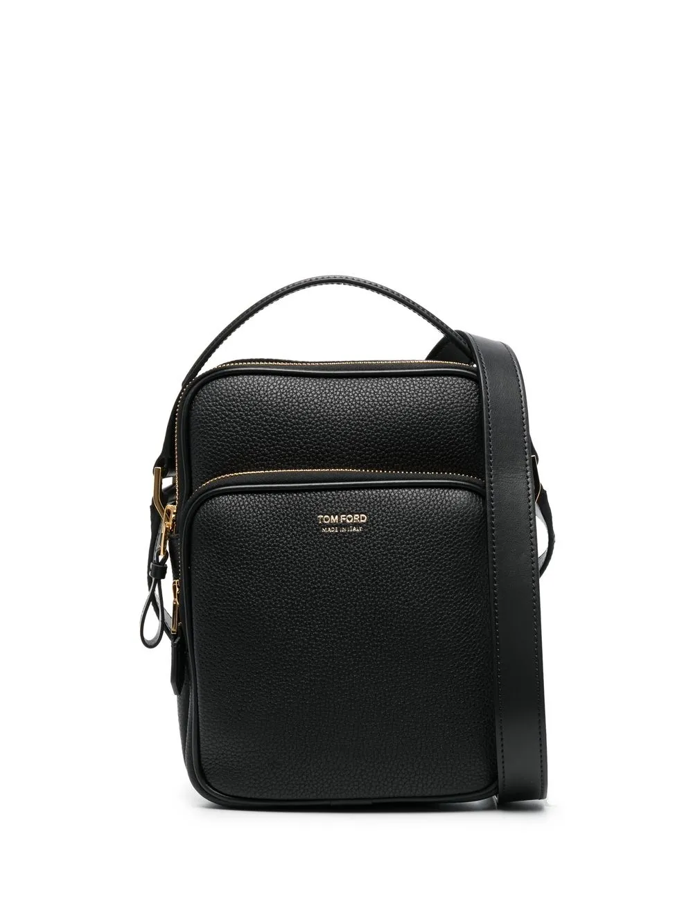

Сумка-мессенджер с логотипом TOM FORD, черный