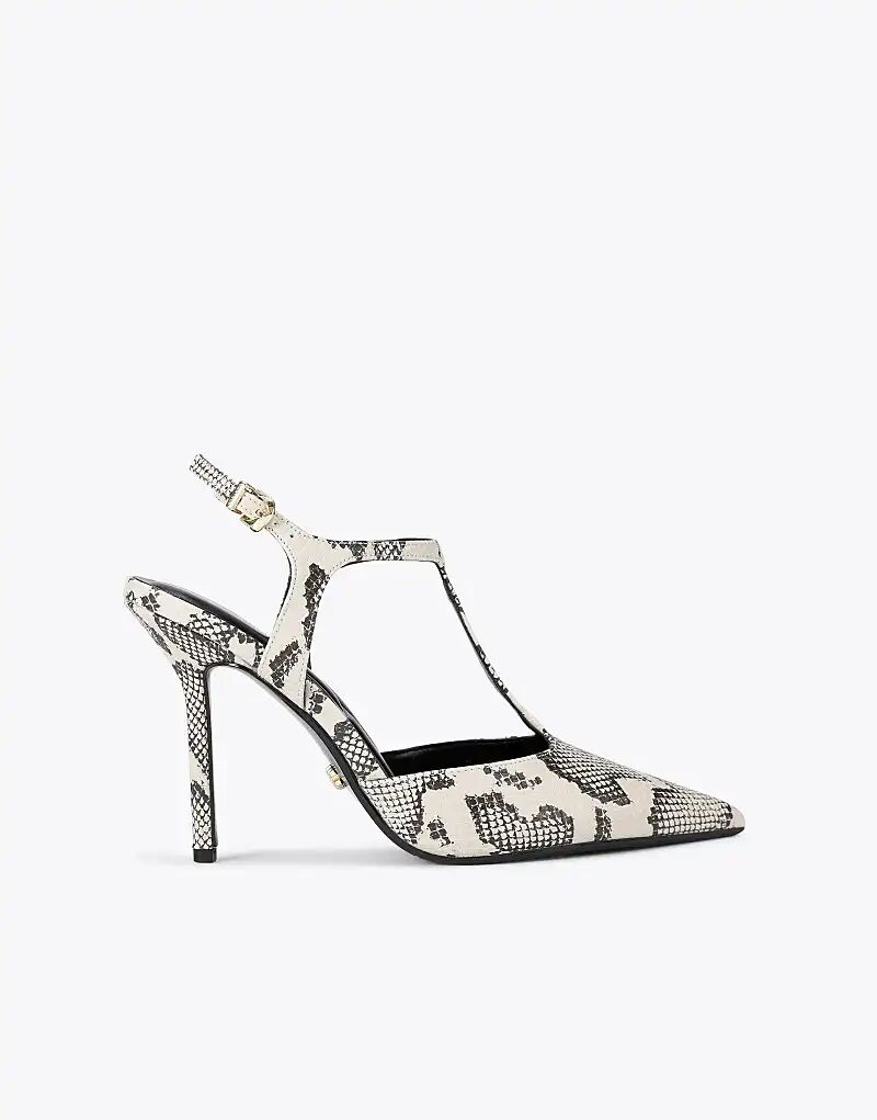 Туфли на каблуке Carvela Parade черного и белого цветов