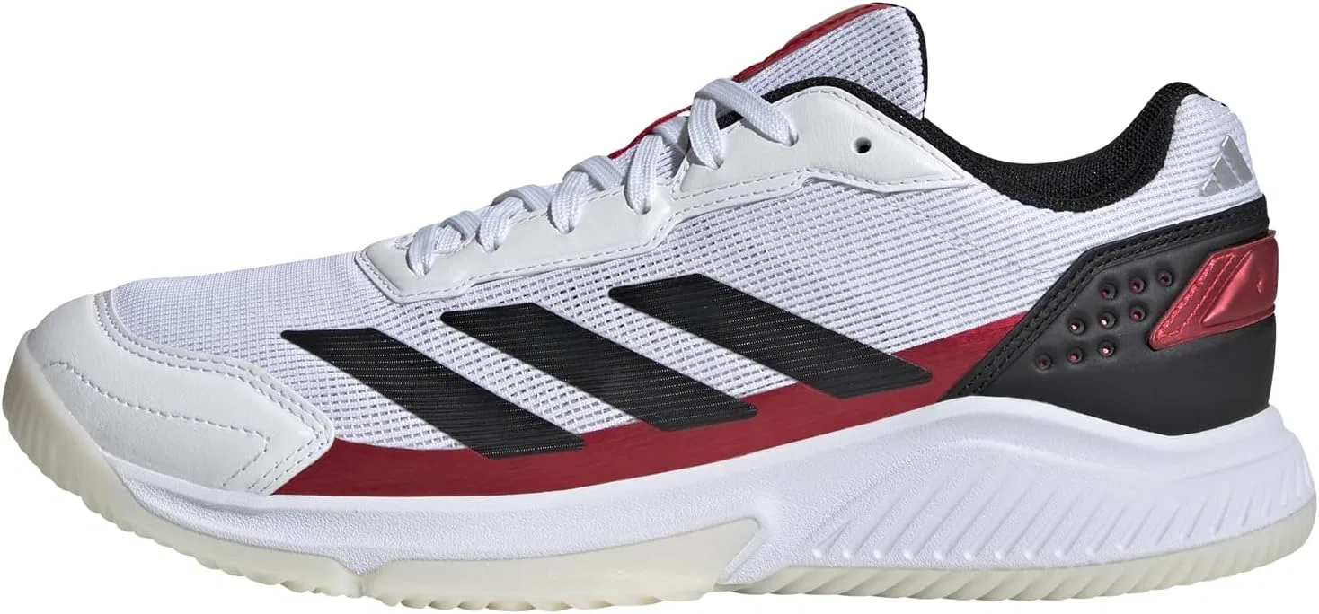 Мужские кроссовки для падела Adidas Courtquick, Cloud White Core Black Lucid Red