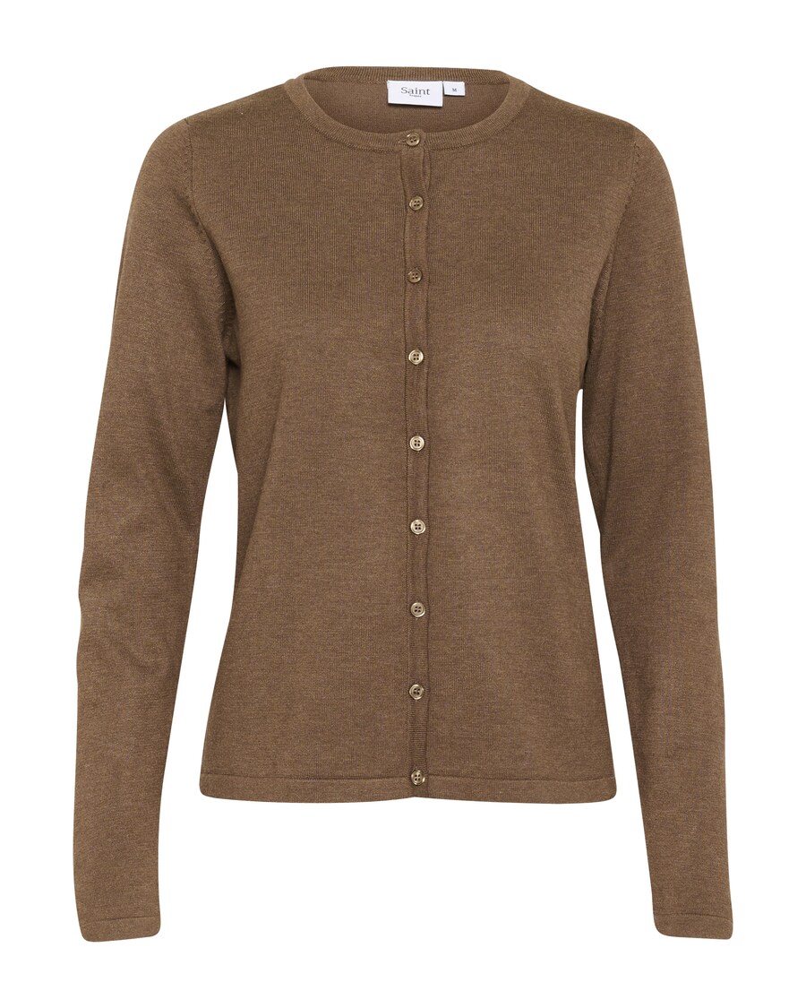 

Вязаный кардиган SAINT TROPEZ SZ Mila, цвет mottled brown