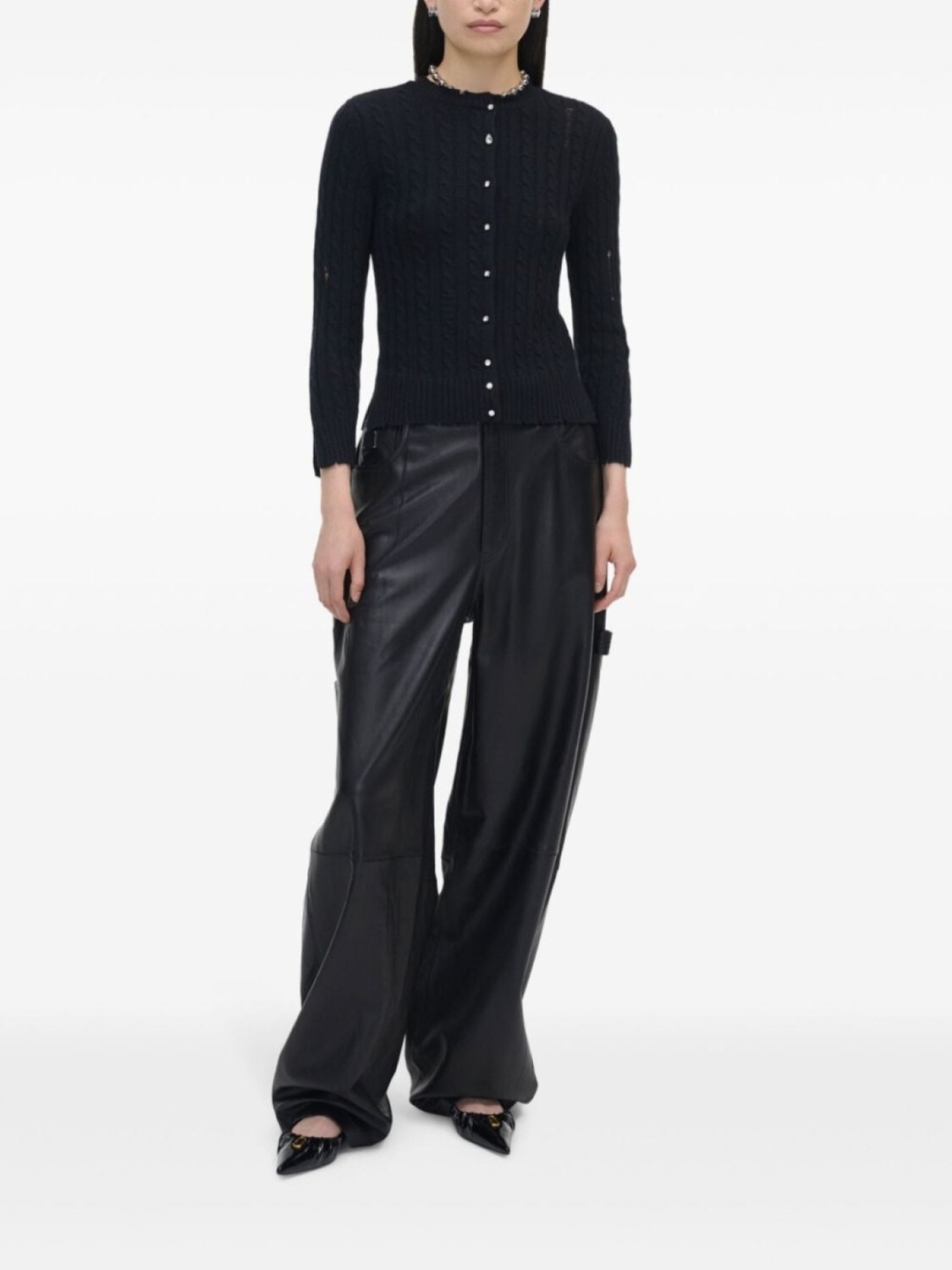 

Marc Jacobs укороченный кардиган из кашемировой смеси, черный