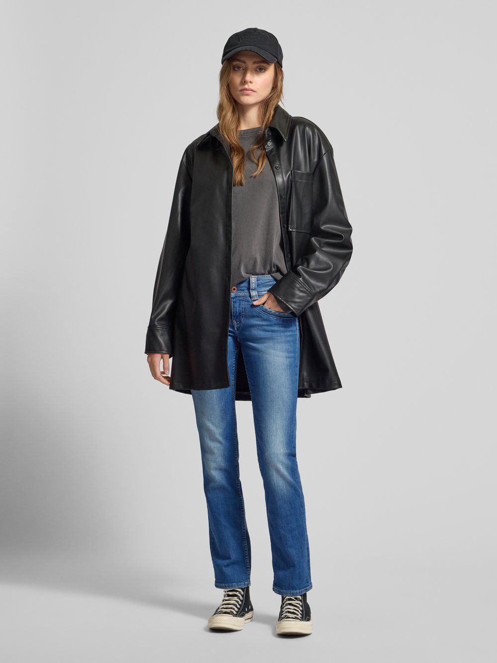 

Расклешенные джинсы с 5-карманным дизайном Pepe Jeans, синий