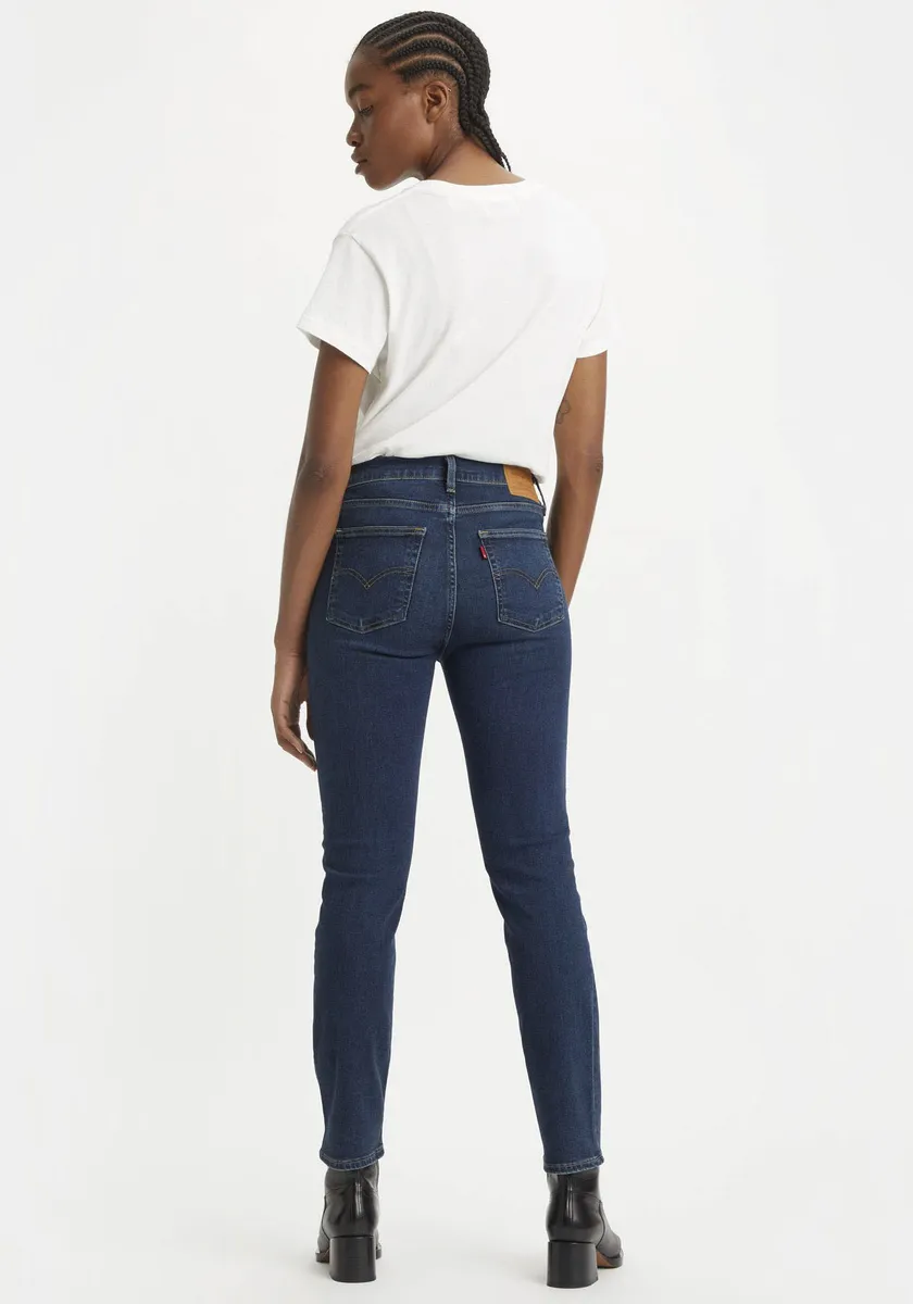 Прямые джинсы Levi's "724 High Rise Straight", цвет Indigo Rinsed — фото 3