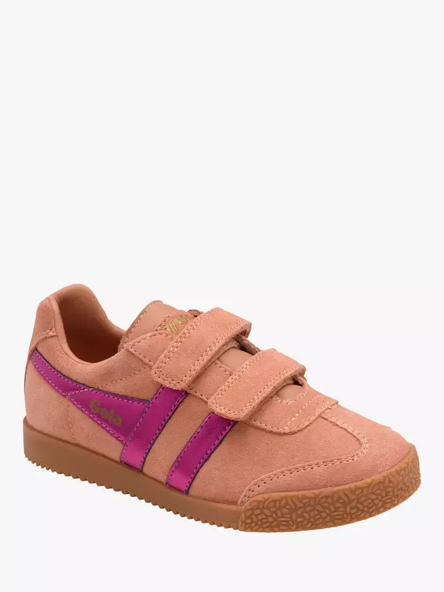 Детские замшевые кроссовки Harrier Glitz Strap, терракотовый/фуксия Gola — фото 2