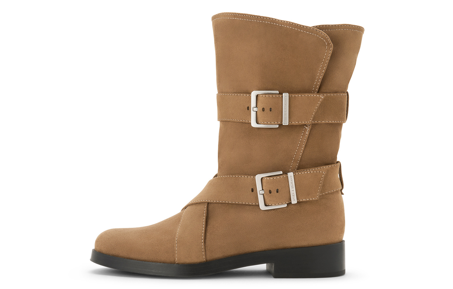CHARLES&KEITH Маленькие CK ботинки на каблуке 3,2 см женские верблюжий верблюжий, цвет Camel Camel