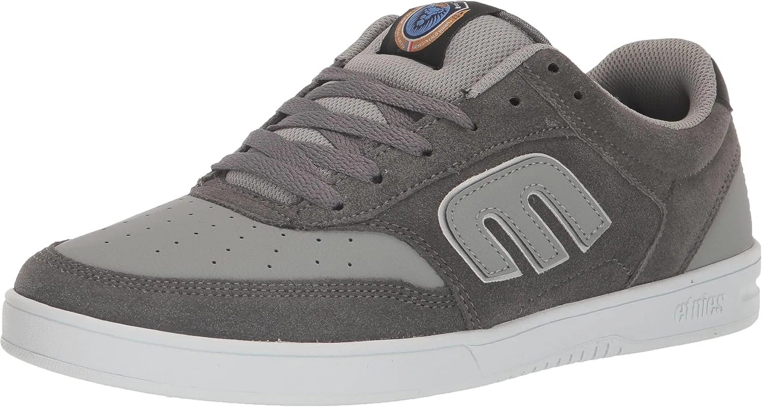 Мужские низкие скейтбордические кроссовки Etnies Aurelien, Grey Light Grey