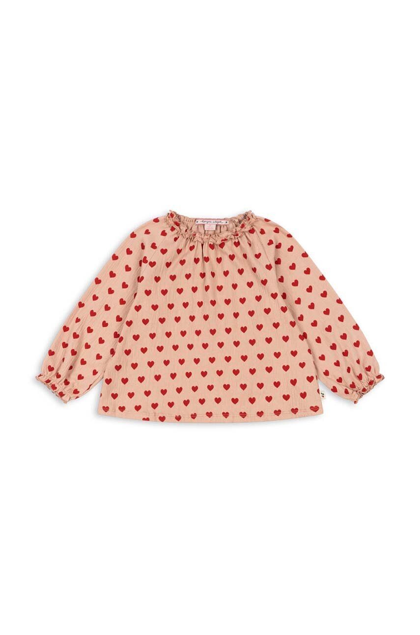 

Детская блузка Konges Sløjd CLEO BLOUSE OCS, красный