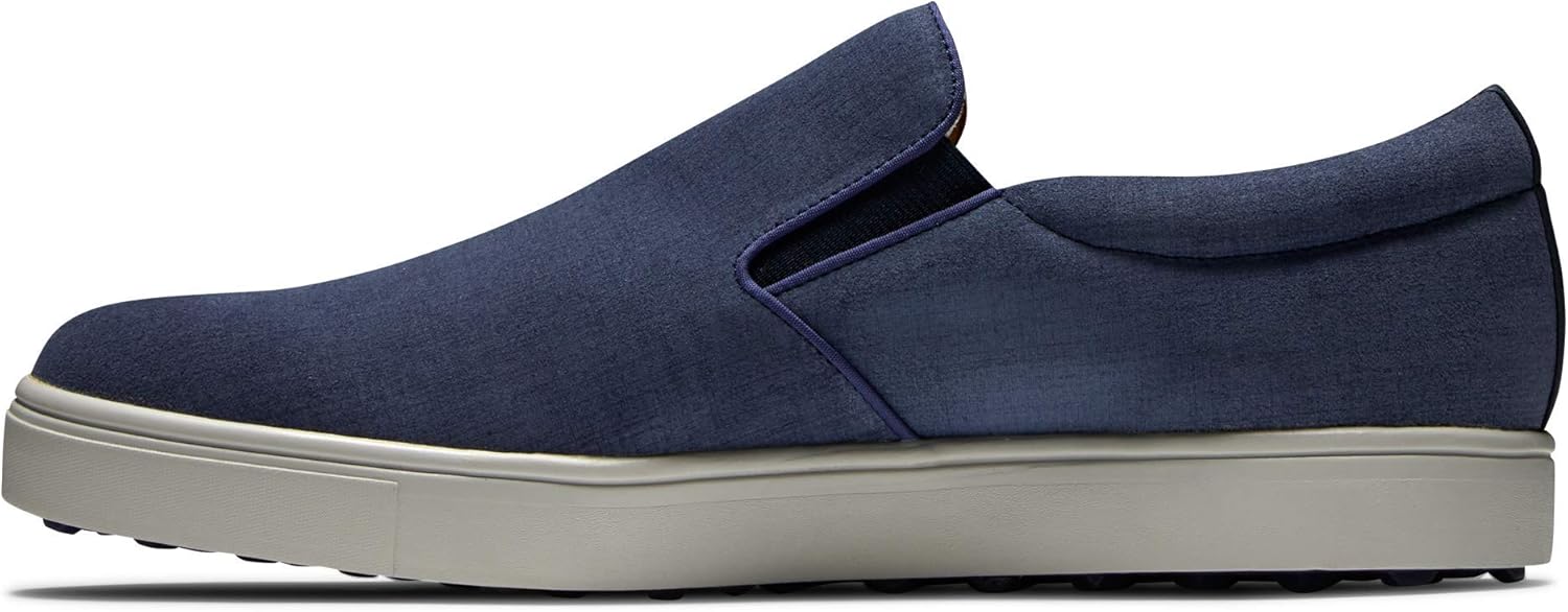 Мужские слипоны для гольфа FootJoy Men's Club Casuals, темно-синий — фото 3