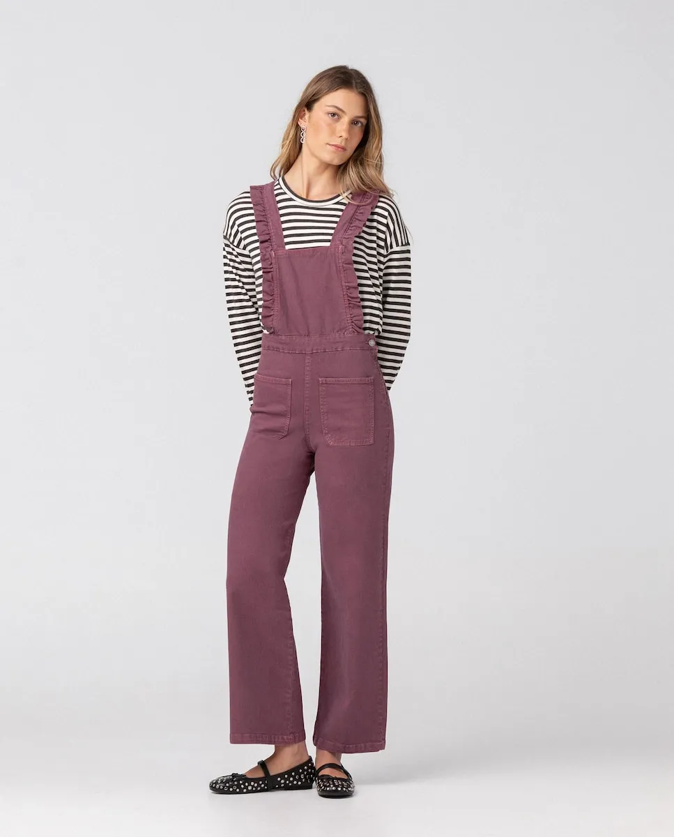 

Женский сарафан с высокой талией и оборками Noon, бордовый