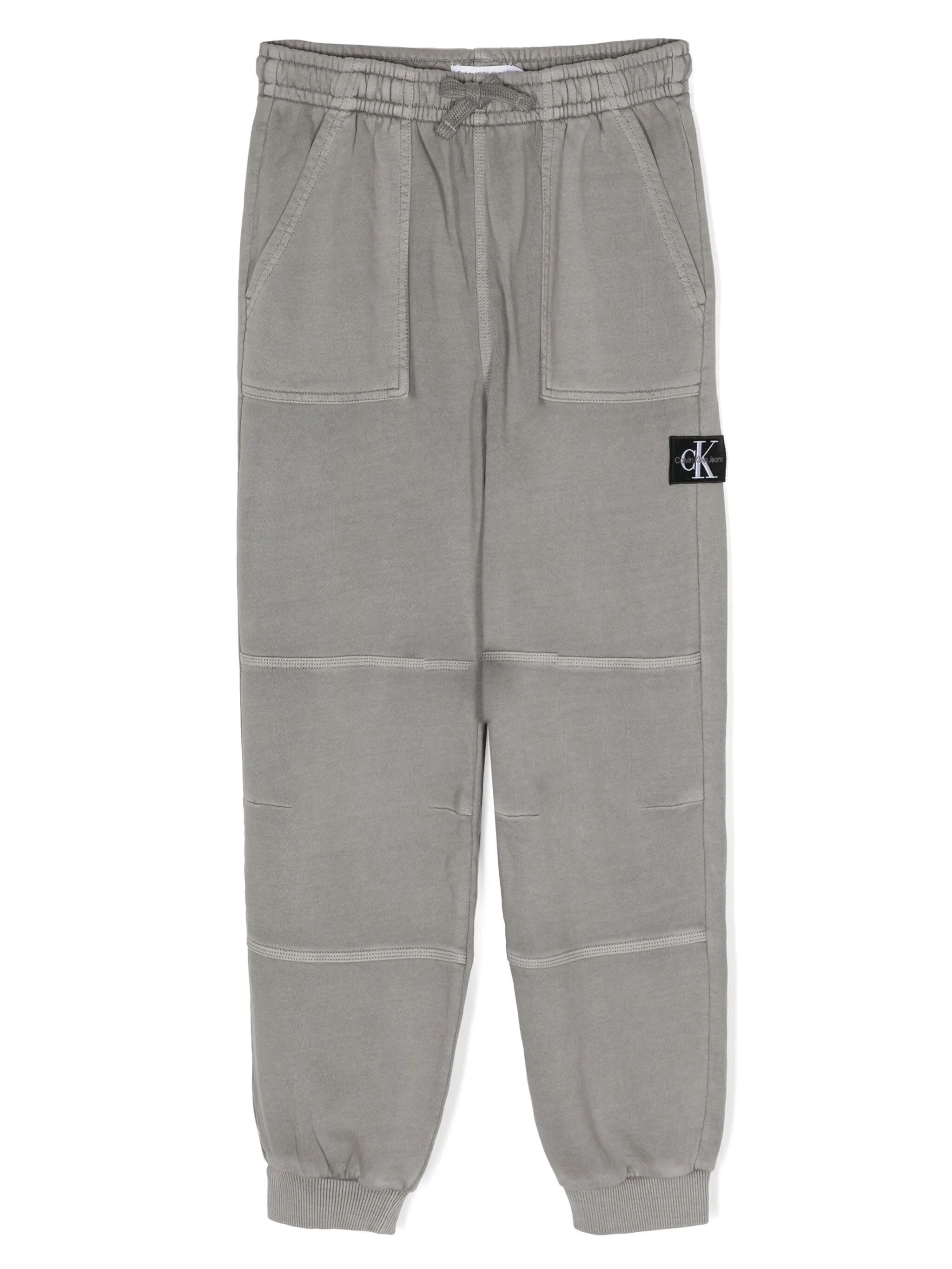 

Джоггеры с логотипом Calvin Klein Kids, серый