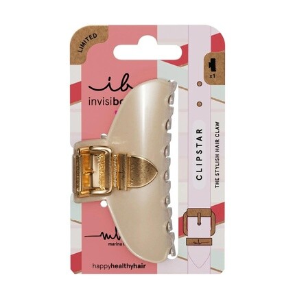 

Золотая застежка Clipstar Invisibobble
