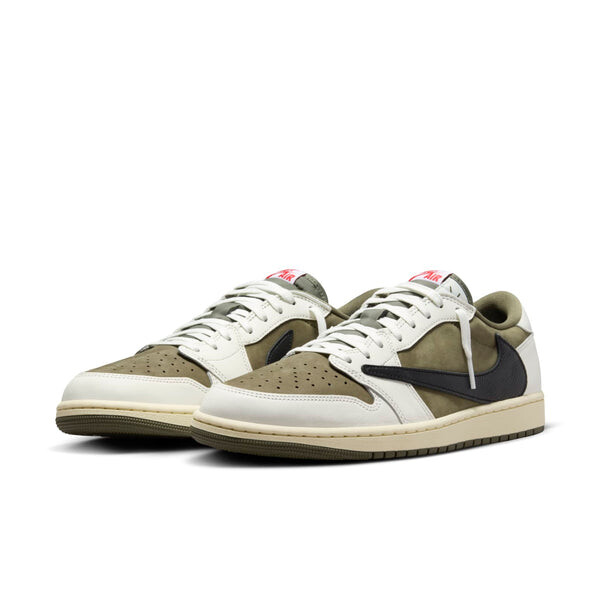 Кроссовки 1 ретро низкие og sp x travis scott Air Jordan, зеленый — фото 3
