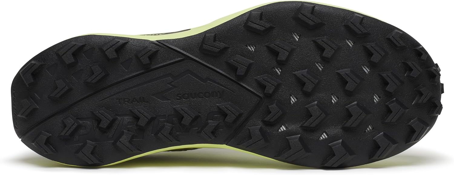 Мужские кроссовки для трейлового бега Saucony Peregrine 15, черный — фото 2