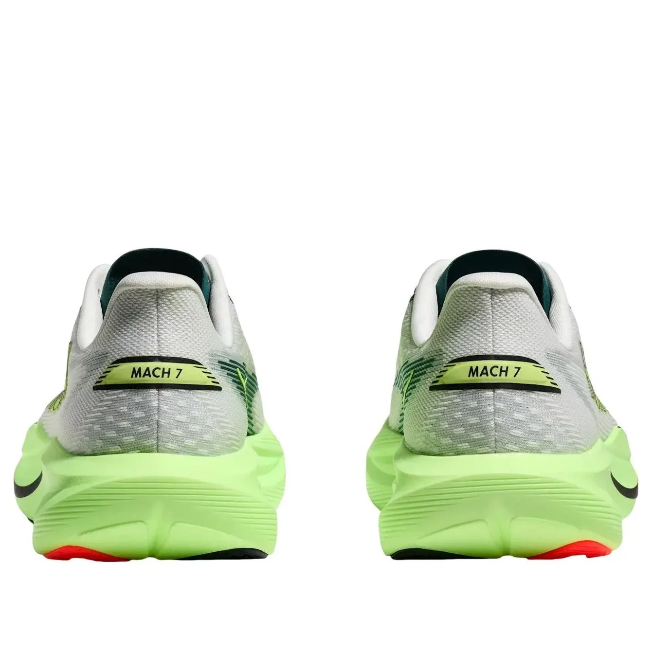 Кроссовки HOKA ONE ONE Mach 7 'Frost Neon Yuzu', зеленый — фото 4