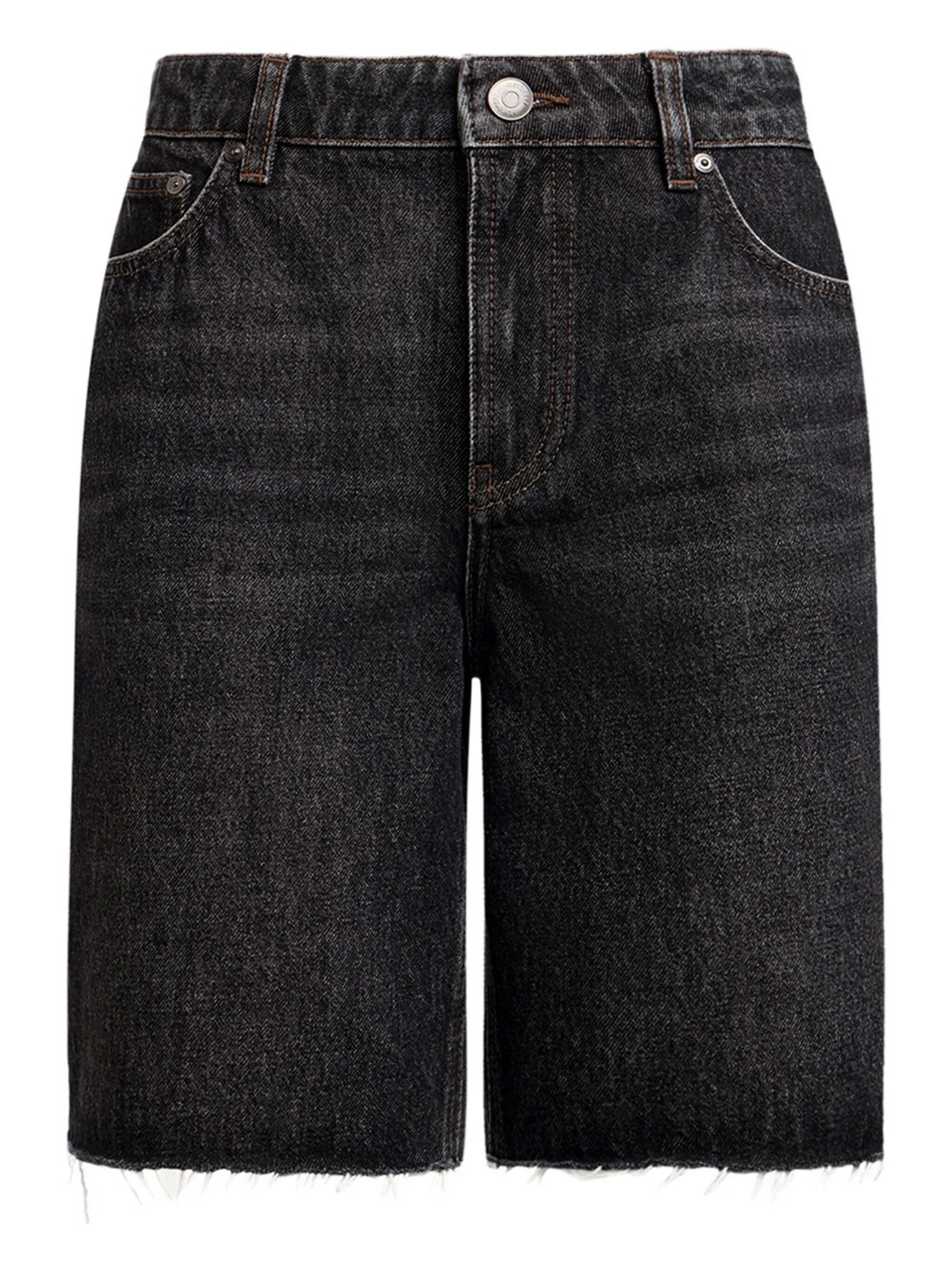 

Джинсовые шорты с бахромой 12 Storeez, серый