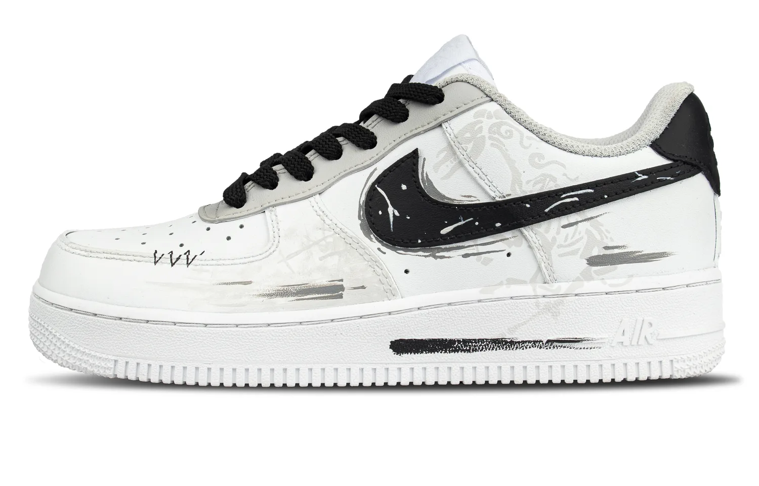 Nike Кроссовки Air Force 1 Leather Abrasion Resistant Low top Unisex White
