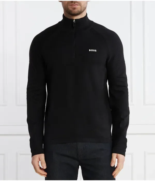 Свитер Perform-X_QZ regular fit Boss Green, черный