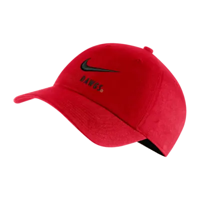 

Бейсболка Nike Georgia Heritage86 Swoosh College Cap, красный