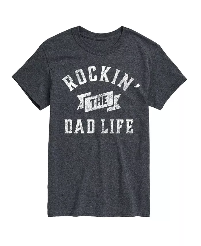 

Футболка мужская с коротким рукавом Hybrid Apparel Dad Life AIRWAVES, серый