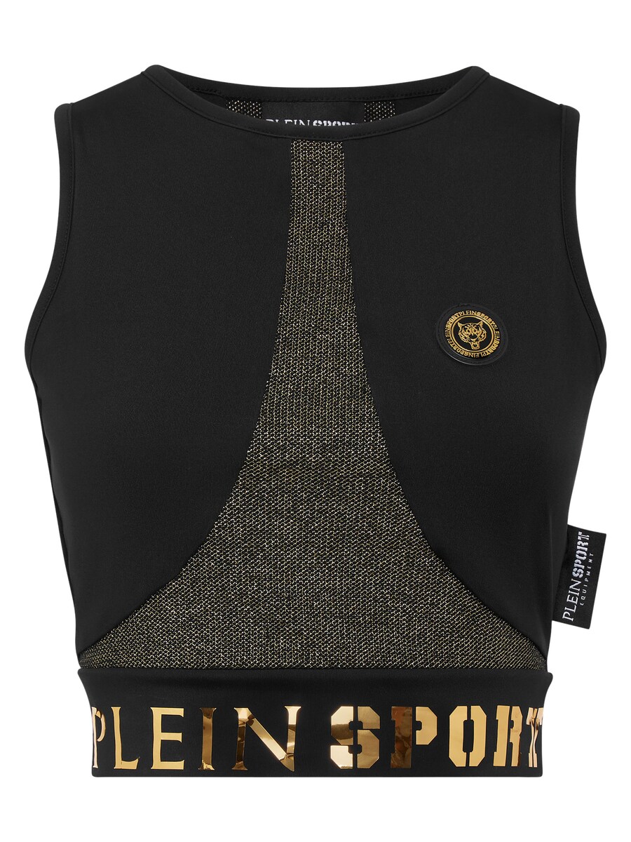 

Спортивный топ Plein Sport Statement, черный