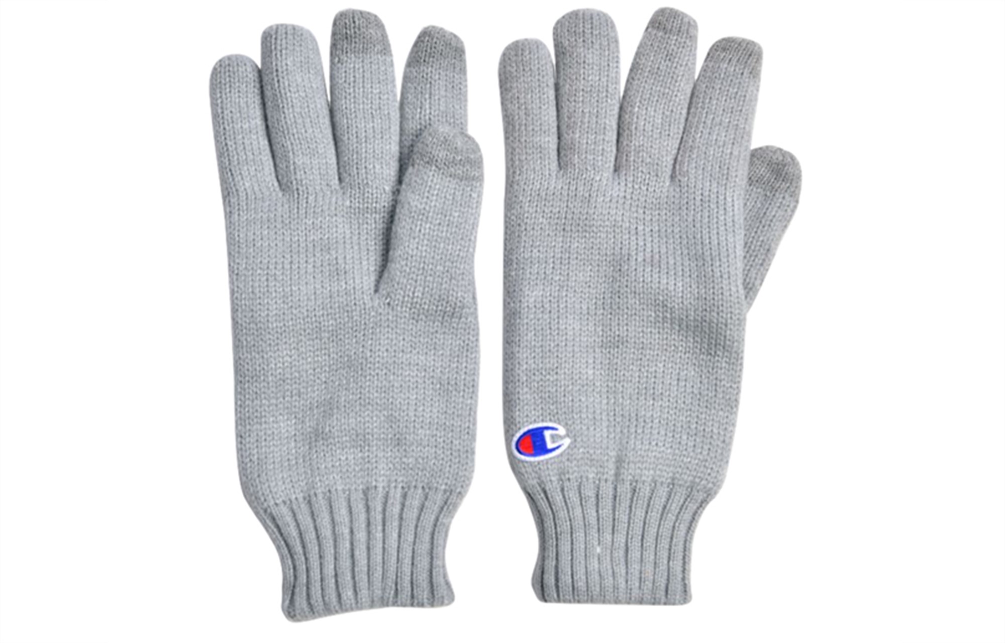 

Вязаные перчатки унисекс светло-серые Champion