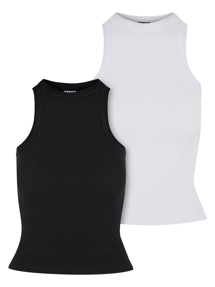 

Топ Urban Classics, цвет black+white