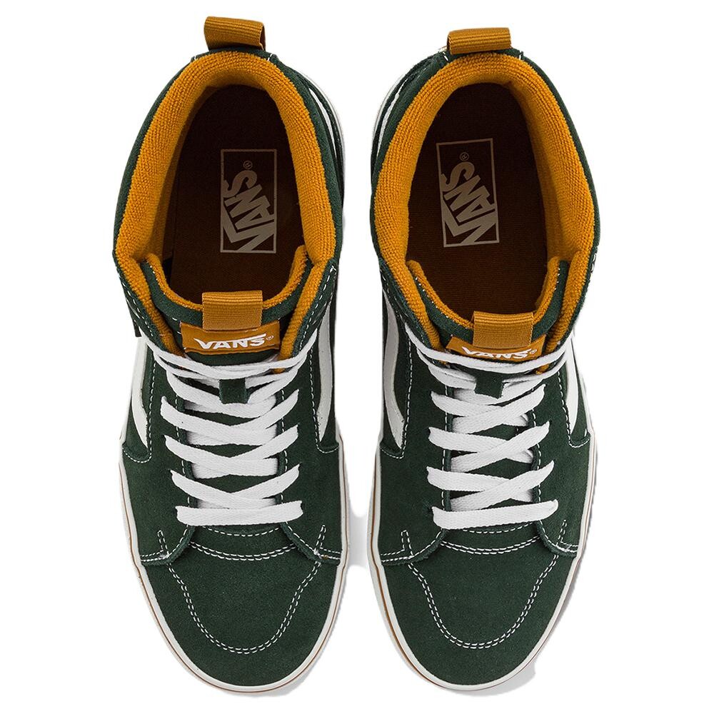 Кеды мужские, MN обувь для скейтбординга Высокая Зеленый Vans — фото 3