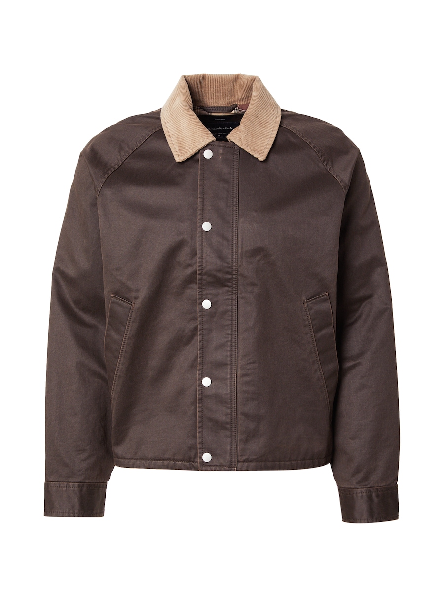 

Куртка межсезонная Abercrombie & Fitch, коричневый/капучино