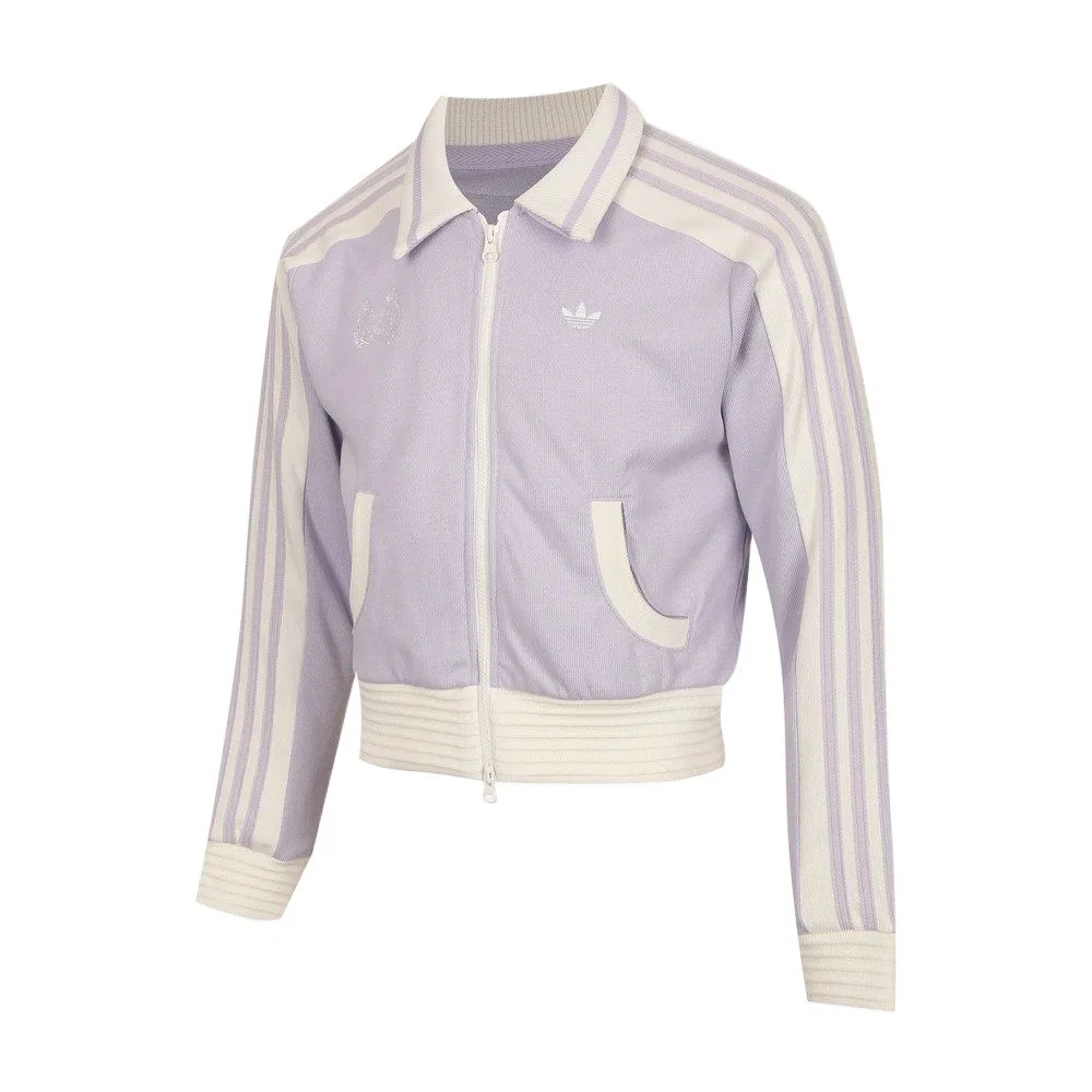 Детская куртка с отложным воротником Adidas Originals, Purple — фото 4
