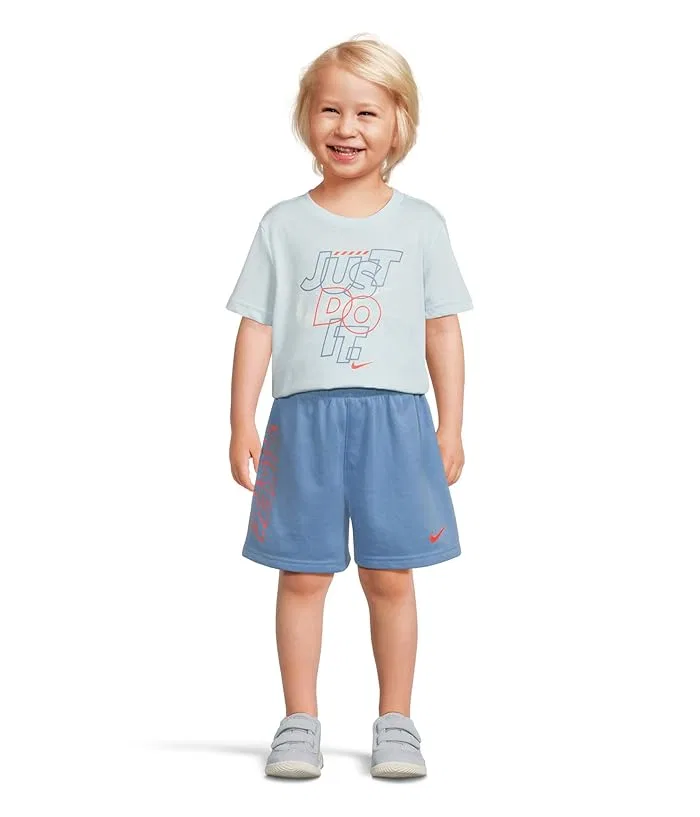 Костюм с Dri-FIT Rhythm Dri-fit Mesh Short Set Nike Kids, White