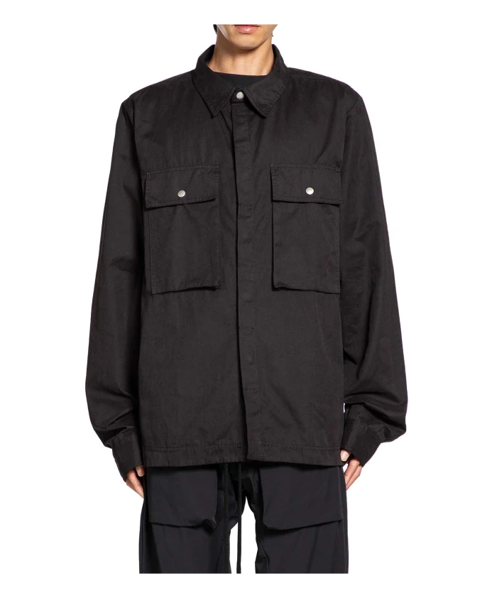 

Черная классическая рубашка с воротником Thom Krom, черный