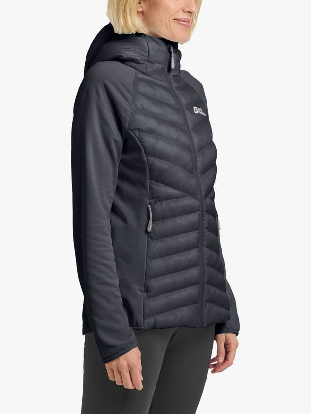 

Женская гибридная куртка routenburn pro Jack Wolfskin, цвет Graphite/Grey